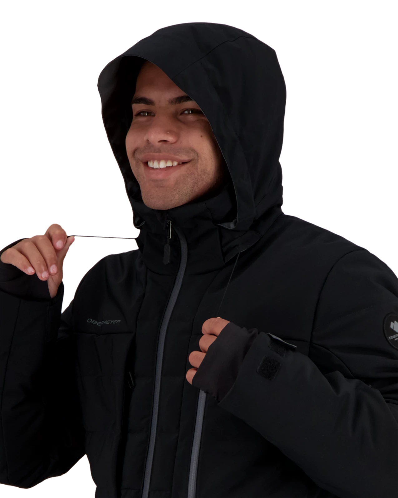 Obermeyer Caldera Down Hybrid Jacket - Black 15 Obermeyer Caldera Down Hybrid Jacket - Black - Image 13