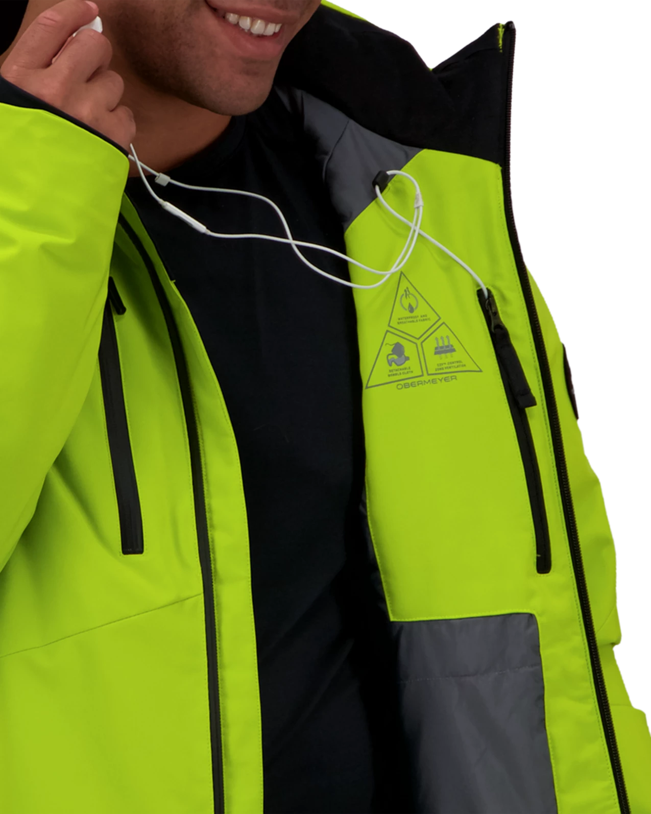 Obermeyer Raze Jacket - Matcha 9 Obermeyer Raze Jacket - Matcha - Image 7