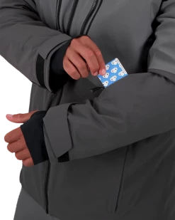 Obermeyer Iba Down Hybrid Jacket - Coal -OBERMEYER Store WebZoom 2104120004 S06 MODDET2