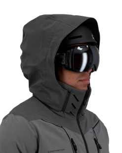 Obermeyer Iba Down Hybrid Jacket - Coal -OBERMEYER Store WebZoom 2104120004 S13 MODDET9