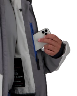 Obermeyer Charger Jacket - Fog -OBERMEYER Store WebZoom 2110317001 S08 MODDET4