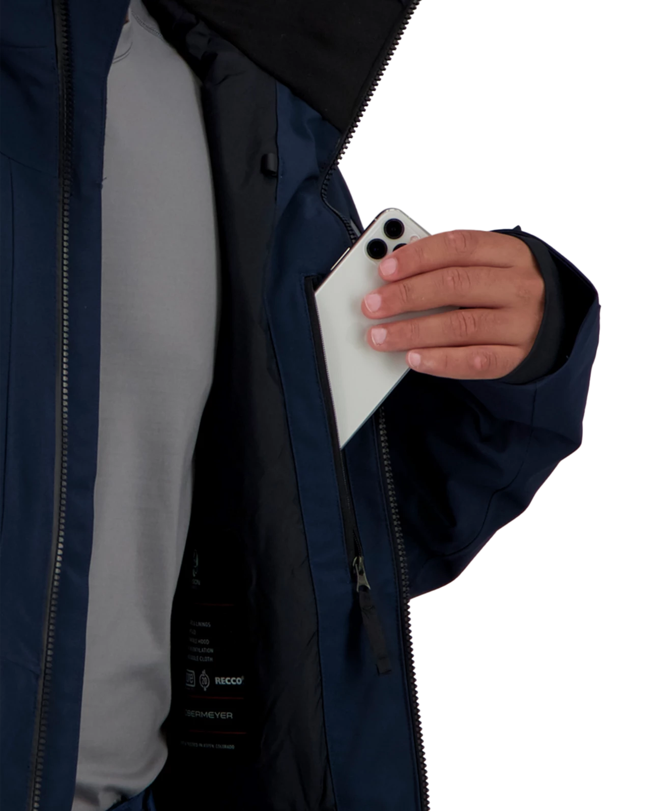 Obermeyer Charger Jacket - Admiral 9 Obermeyer Charger Jacket - Admiral - Image 7