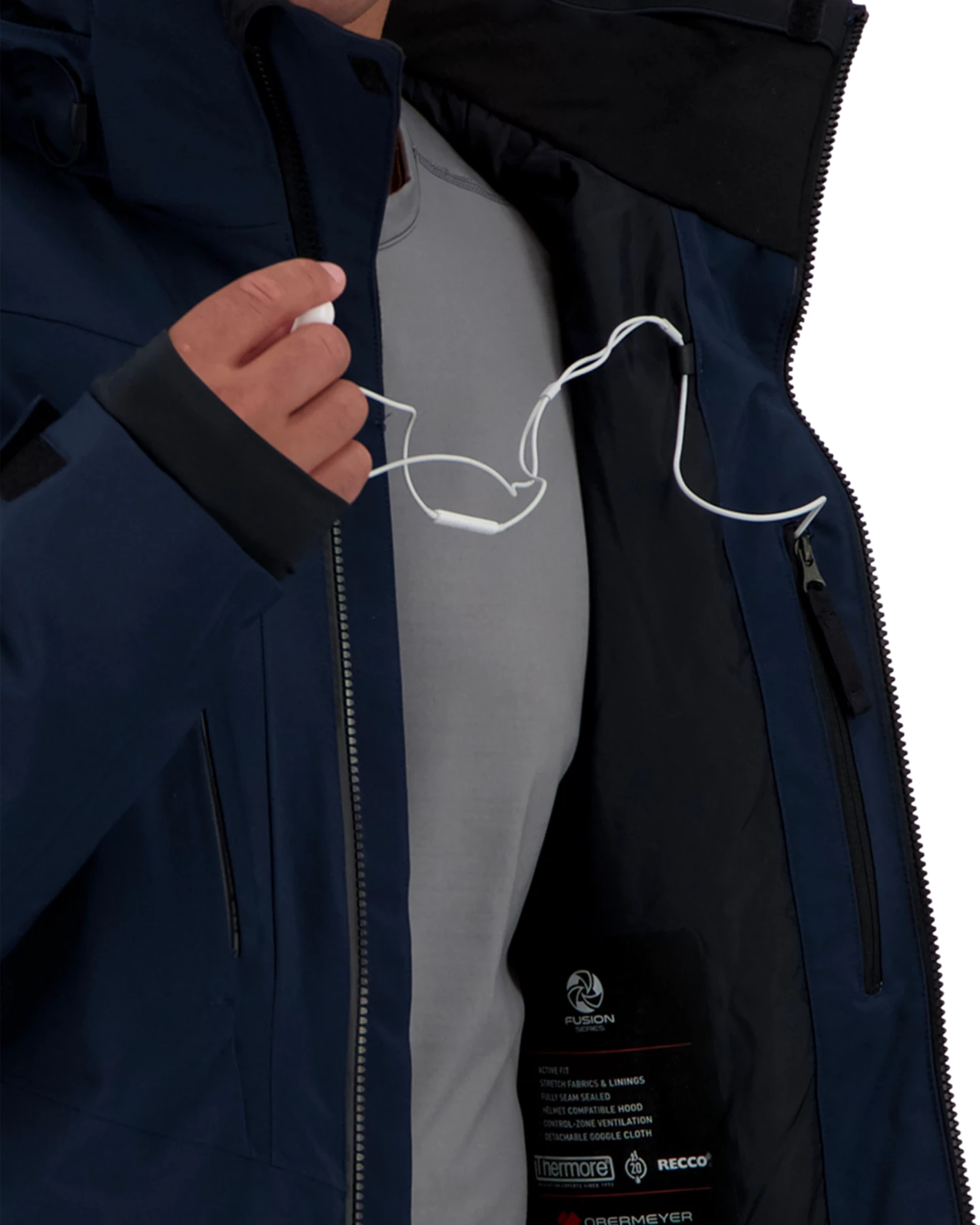 Obermeyer Charger Jacket - Admiral 10 Obermeyer Charger Jacket - Admiral - Image 8