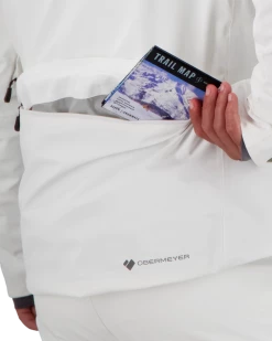 Obermeyer Stout Jacket - White -OBERMEYER Store WebZoom 2110516010 S09 MODDET5