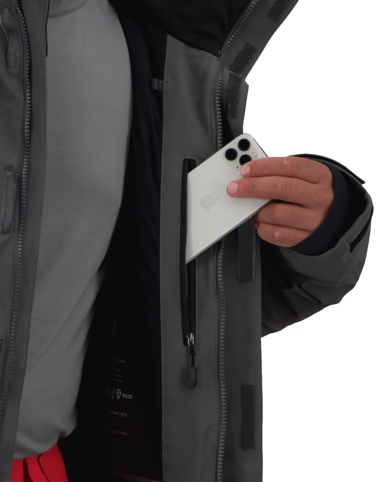 Obermeyer Sutton Jacket - Coal 11 Obermeyer Sutton Jacket - Coal - Image 9