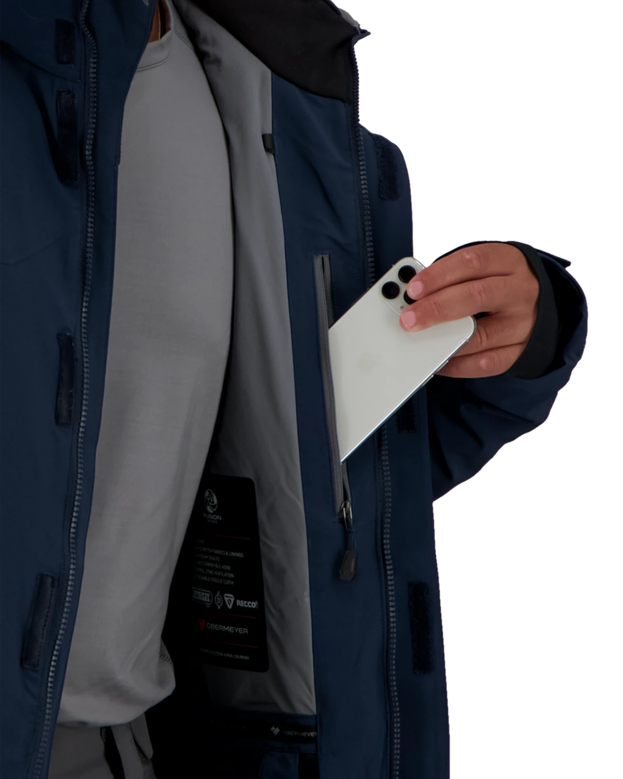 Obermeyer Sutton Jacket - Admiral 11 Obermeyer Sutton Jacket - Admiral - Image 9