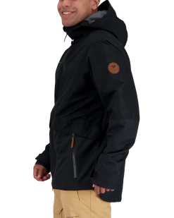 Obermeyer Chandler Shell Jacket - Black -OBERMEYER Store WebZoom 2202516009 S04 MODSDE