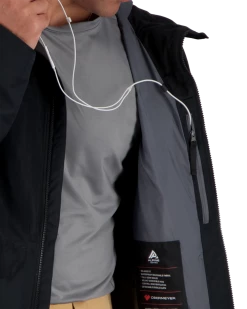 Obermeyer Chandler Shell Jacket - Black -OBERMEYER Store WebZoom 2202516009 S09 MODDET5