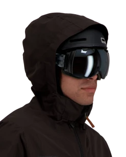 Obermeyer Chandler Shell Jacket - Leather -OBERMEYER Store WebZoom 2202521019 S11 MODDET7