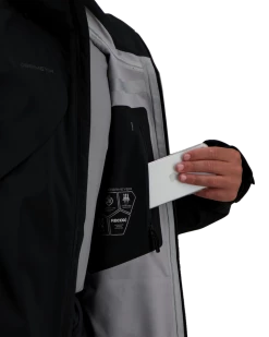 Obermeyer Foraker Shell Jacket - Black -OBERMEYER Store WebZoom 2204516009 S09 MODDET5