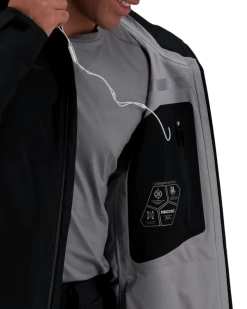 Obermeyer Foraker Shell Jacket - Black -OBERMEYER Store WebZoom 2204516009 S10 MODDET6