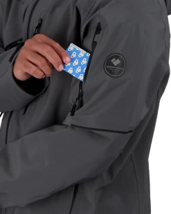 Obermeyer Foraker Shell Jacket - Coal -OBERMEYER Store WebZoom 2204520004 S06 MODDET2