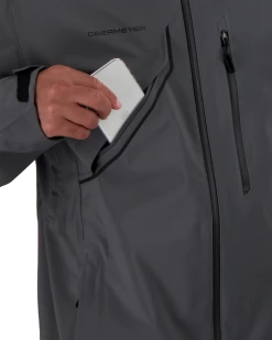 Obermeyer Foraker Shell Jacket - Coal -OBERMEYER Store WebZoom 2204520004 S07 MODDET3