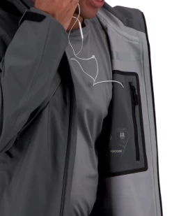 Obermeyer Foraker Shell Jacket - Coal -OBERMEYER Store WebZoom 2204520004 S10 MODDET6