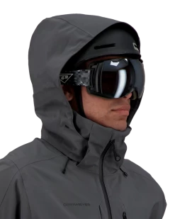 Obermeyer Foraker Shell Jacket - Coal -OBERMEYER Store WebZoom 2204520004 S13 MODDET9