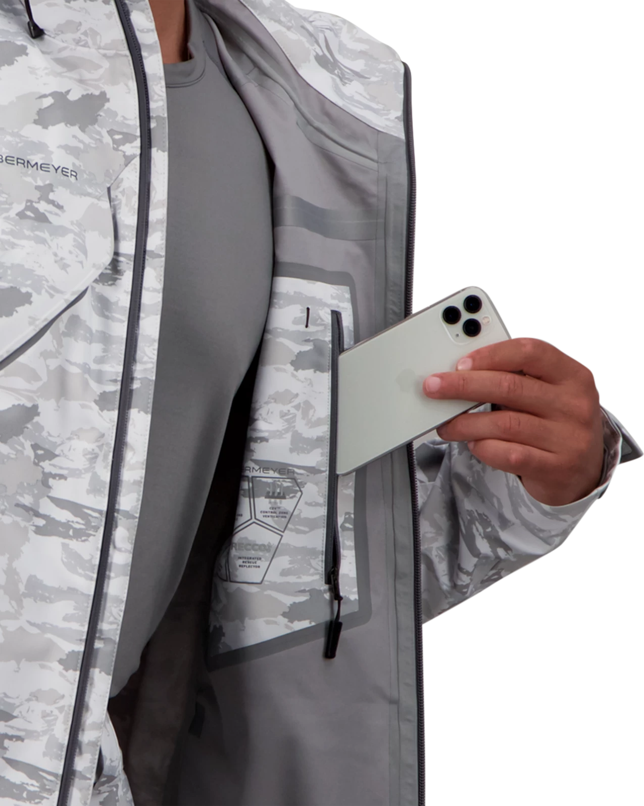 Obermeyer Foraker Shell Jacket - Snow Squall 10 Obermeyer Foraker Shell Jacket - Snow Squall - Image 8