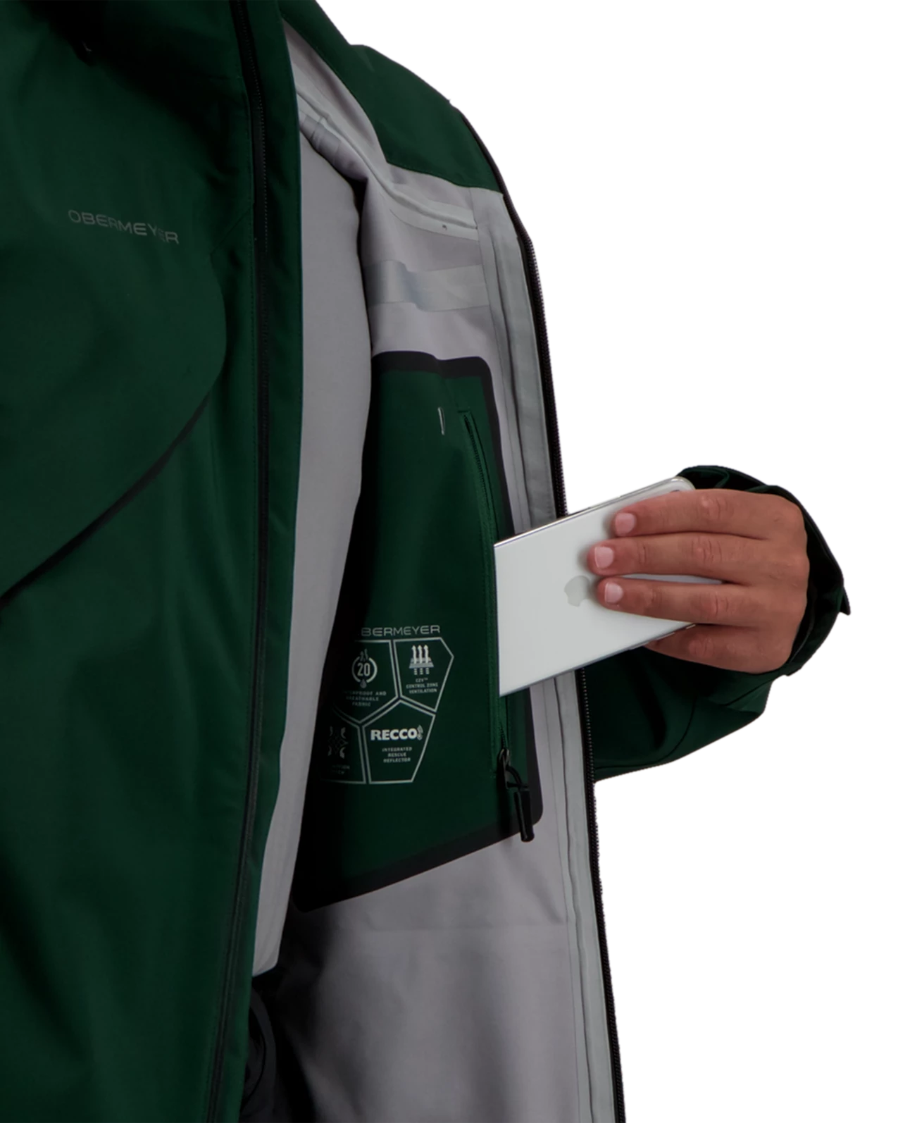 Obermeyer Foraker Shell Jacket - Night Ops 10 Obermeyer Foraker Shell Jacket - Night Ops - Image 8