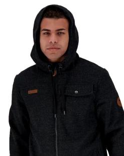Obermeyer Wyatt Wooly Jacket - Black II -OBERMEYER Store WebZoom 2205421009 S05 MODDET1