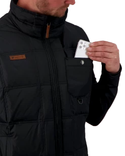 Obermeyer Owen Down Vest - Black II -OBERMEYER Store WebZoom 2405621009 S07 MODDET3