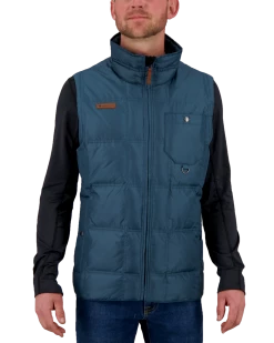 Obermeyer Owen Down Vest - Raw Indigo