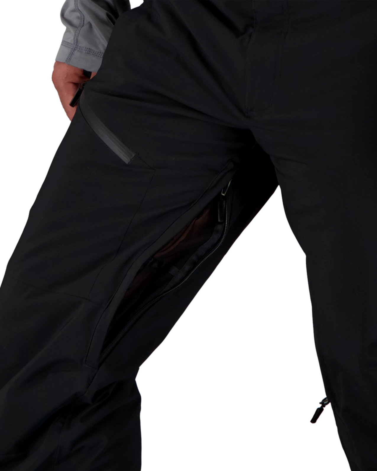 Obermeyer Force Suspender Pant - Black 8 Obermeyer Force Suspender Pant - Black - Image 6