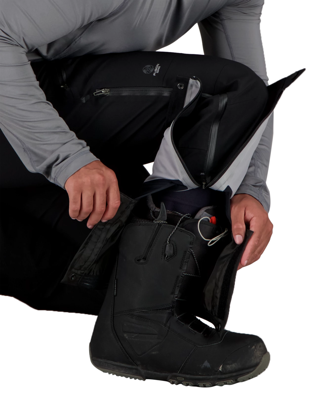 Obermeyer Foraker Shell Pant - Black 9 Obermeyer Foraker Shell Pant - Black - Image 7