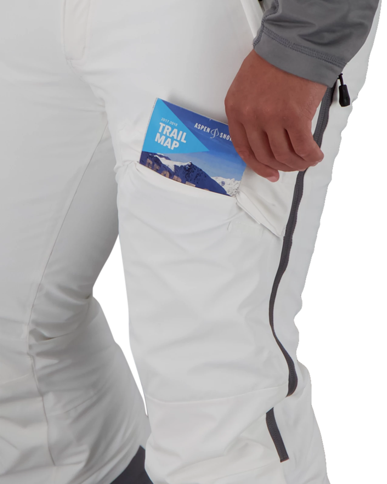 Obermeyer Theta Pant - White 7 Obermeyer Theta Pant - White - Image 5