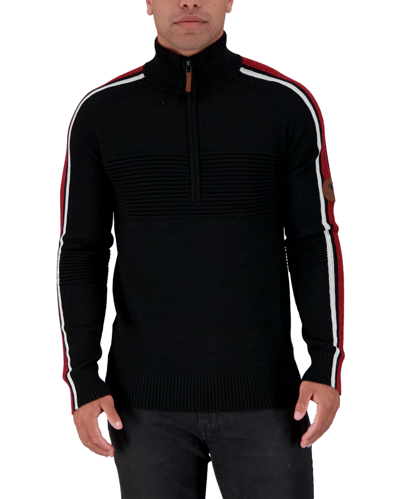 Obermeyer Vince ½ Zip Sweater - Black 3 Obermeyer Vince ½ Zip Sweater - Black