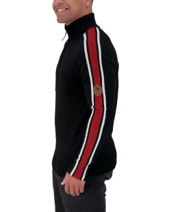 Obermeyer Vince ½ Zip Sweater - Black 7 Obermeyer Vince ½ Zip Sweater - Black -OBERMEYER Store WebZoom 2603016009 S04 MODSDE