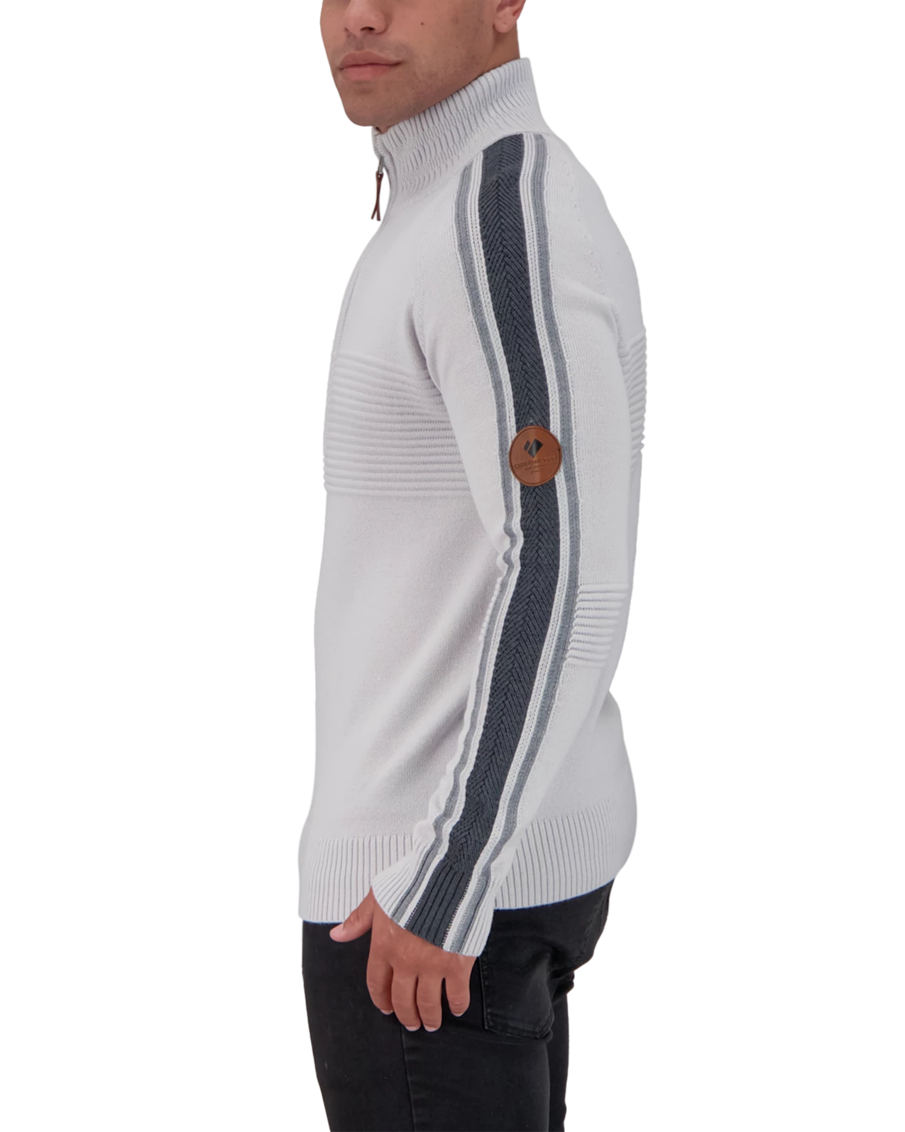 Obermeyer Vince ½ Zip Sweater - Fog 5 Obermeyer Vince ½ Zip Sweater - Fog - Image 3