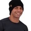 Obermeyer Men's Bismark Beanie - Black -OBERMEYER Store WebZoom 2804716009 S01 MODFRT