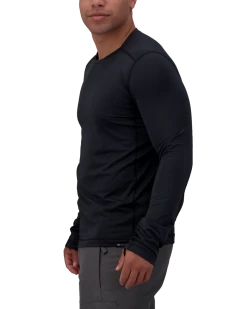 Obermeyer Lean Crew Baselayer Top - Black 8 Obermeyer Lean Crew Baselayer Top - Black -OBERMEYER Store WebZoom 2901116009 S04 MODSDE