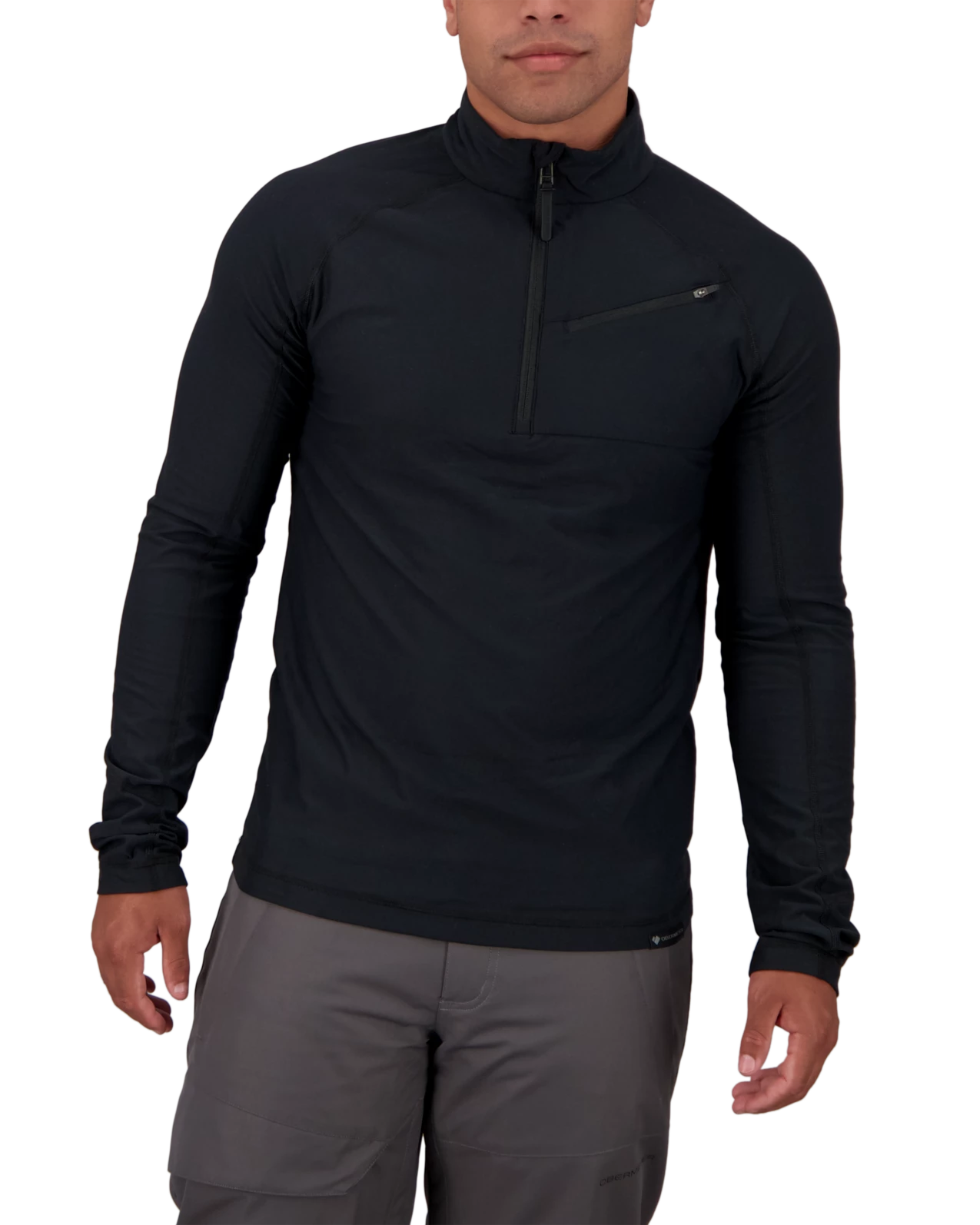 Obermeyer Flex 1/4 Zip Baselayer Top - Black 3 Obermeyer Flex 1/4 Zip Baselayer Top - Black