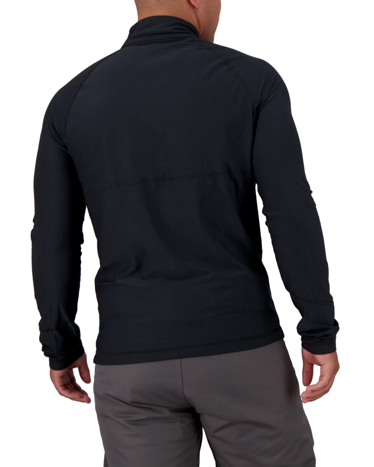Obermeyer Flex 1/4 Zip Baselayer Top - Black 4 Obermeyer Flex 1/4 Zip Baselayer Top - Black - Image 2