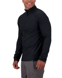 Obermeyer Flex 1/4 Zip Baselayer Top - Black 8 Obermeyer Flex 1/4 Zip Baselayer Top - Black -OBERMEYER Store WebZoom 2901316009 S04 MODSDE