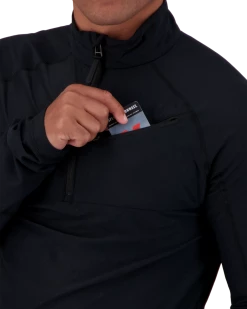 Obermeyer Flex 1/4 Zip Baselayer Top - Black 9 Obermeyer Flex 1/4 Zip Baselayer Top - Black -OBERMEYER Store WebZoom 2901316009 S05 MODDET1