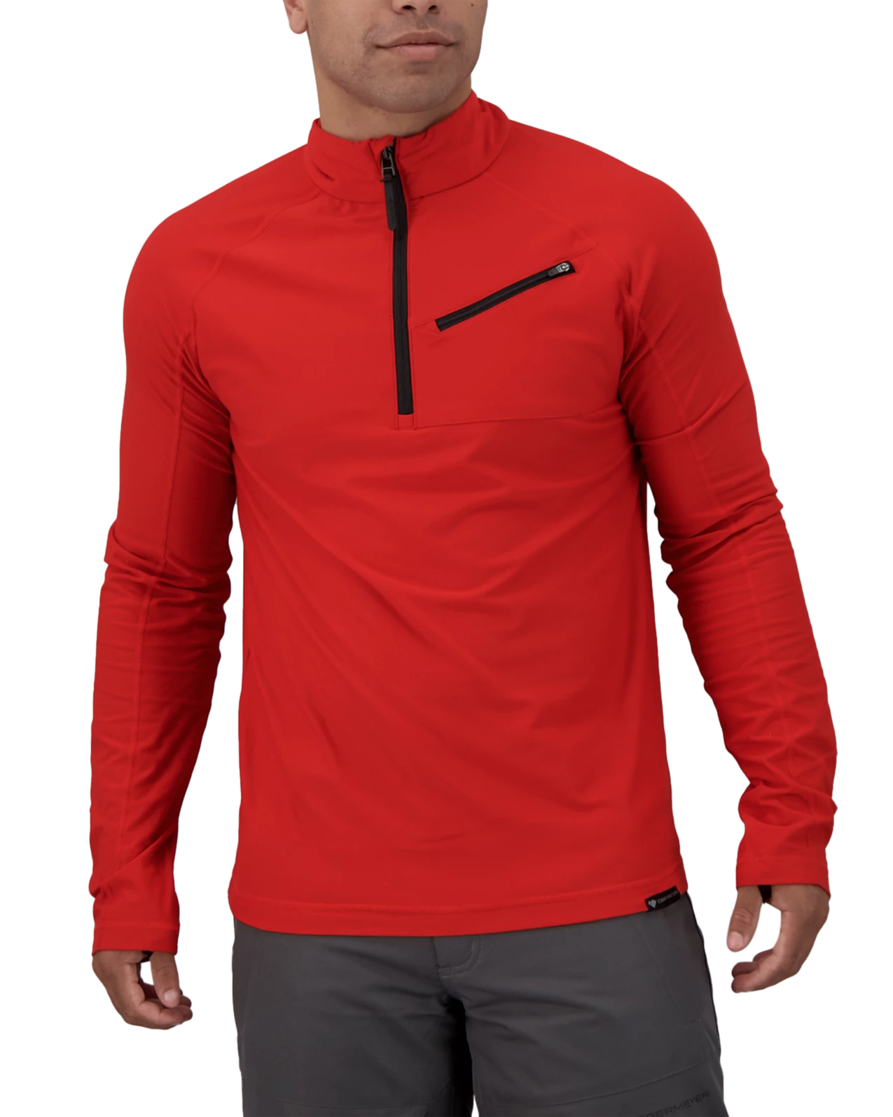 Obermeyer Flex 1/4 Zip Baselayer Top - Brakelight 3 Obermeyer Flex 1/4 Zip Baselayer Top - Brakelight