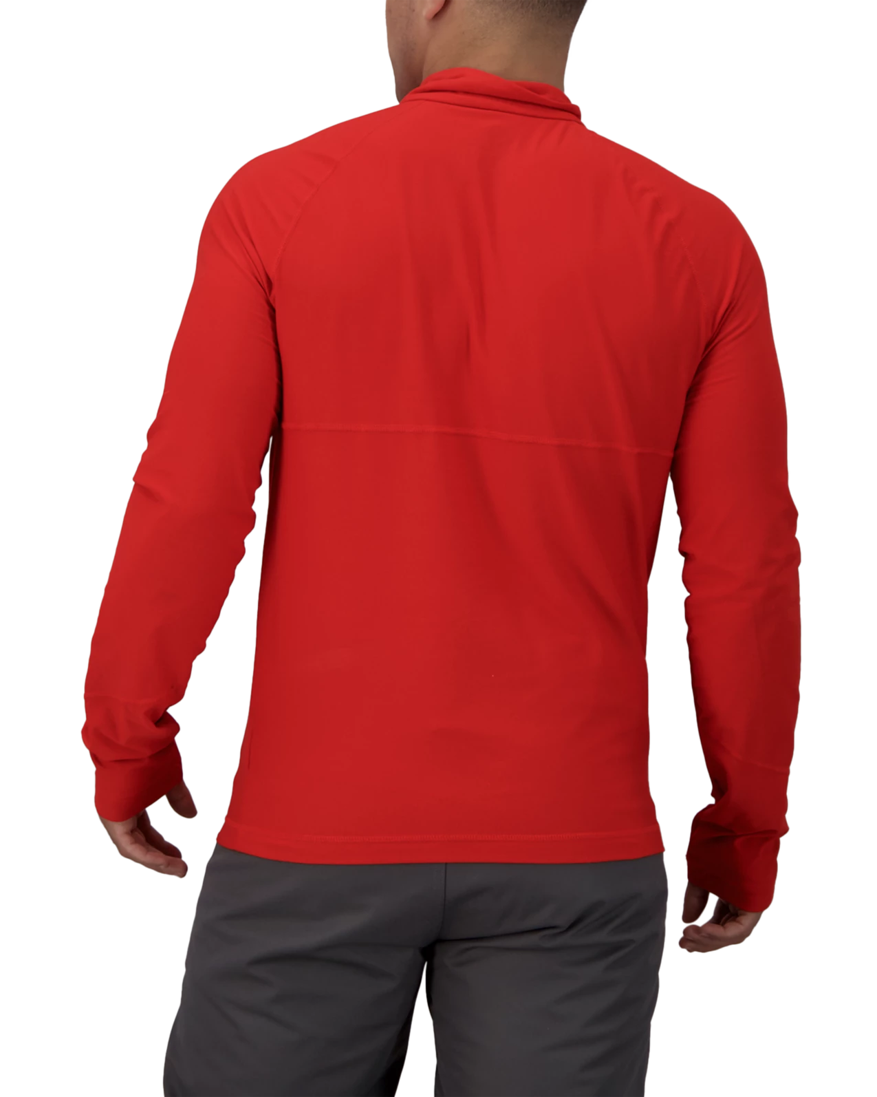 Obermeyer Flex 1/4 Zip Baselayer Top - Brakelight 4 Obermeyer Flex 1/4 Zip Baselayer Top - Brakelight - Image 2