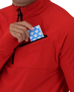 Obermeyer Flex 1/4 Zip Baselayer Top - Brakelight 11 Obermeyer Flex 1/4 Zip Baselayer Top - Brakelight -OBERMEYER Store WebZoom 2901319042 S05 MODDET1