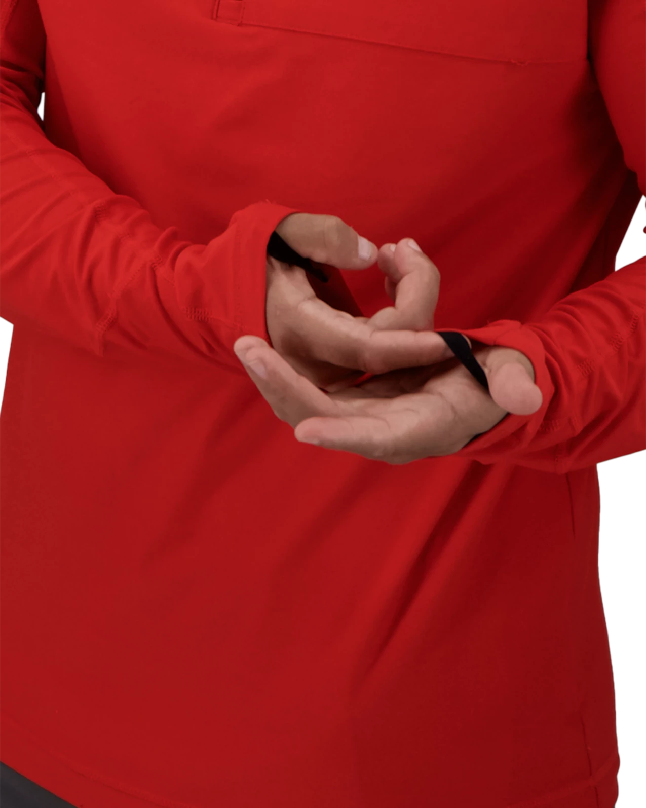 Obermeyer Flex 1/4 Zip Baselayer Top - Brakelight 7 Obermeyer Flex 1/4 Zip Baselayer Top - Brakelight - Image 5