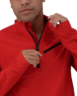 Obermeyer Flex 1/4 Zip Baselayer Top - Brakelight 13 Obermeyer Flex 1/4 Zip Baselayer Top - Brakelight -OBERMEYER Store WebZoom 2901319042 S07 MODDET3