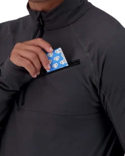 Obermeyer Flex 1/4 Zip Baselayer Top - Coal 10 Obermeyer Flex 1/4 Zip Baselayer Top - Coal -OBERMEYER Store WebZoom 2901320004 S05 MODDET1