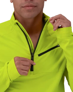 Obermeyer Flex 1/4 Zip Baselayer Top - Matcha -OBERMEYER Store WebZoom 2901321086 S07 MODDET3