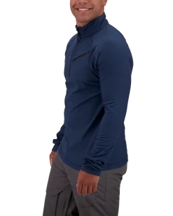 Obermeyer Flex 1/4 Zip Baselayer Top - Admiral -OBERMEYER Store WebZoom 2901321174 S04 MODSDE