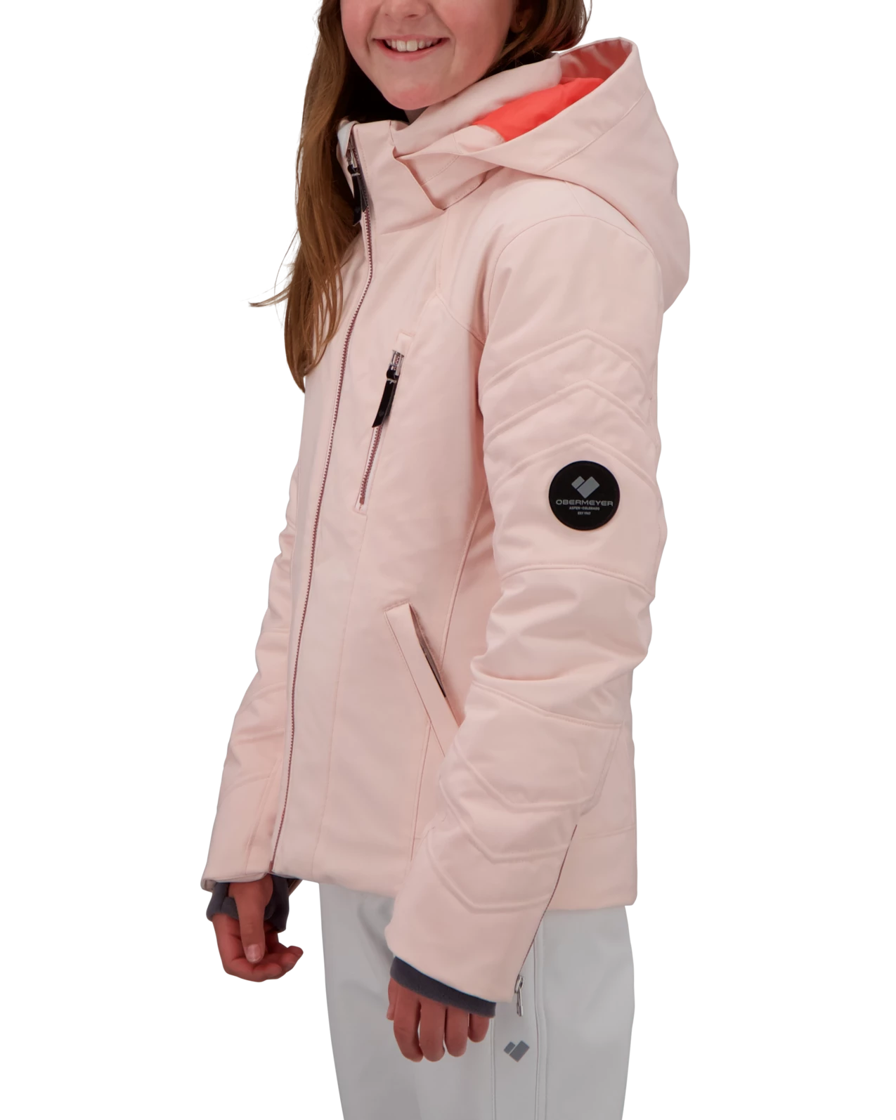 Obermeyer Rayla Jacket - Pink Sand 5 Obermeyer Rayla Jacket - Pink Sand - Image 3