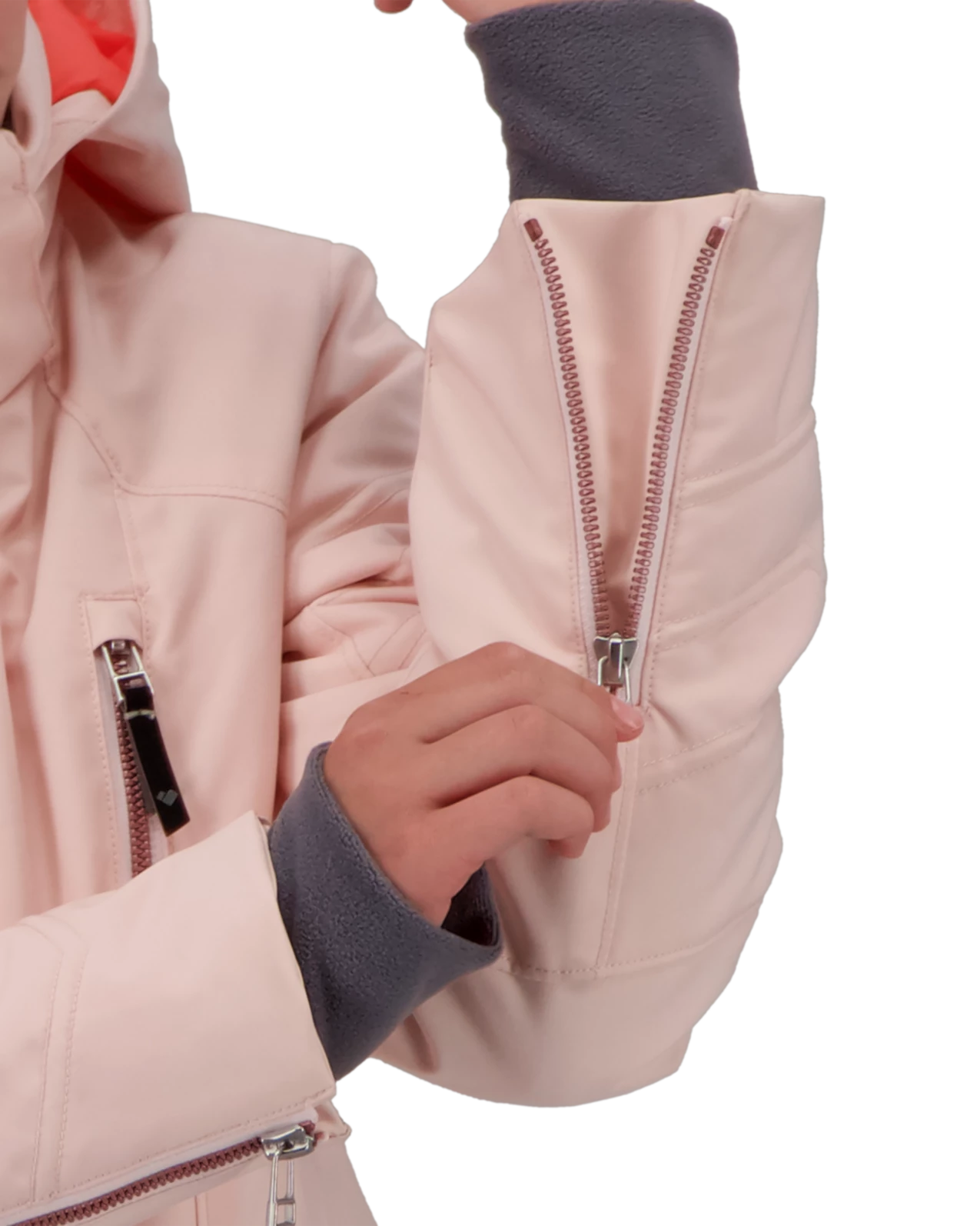 Obermeyer Rayla Jacket - Pink Sand 9 Obermeyer Rayla Jacket - Pink Sand - Image 7