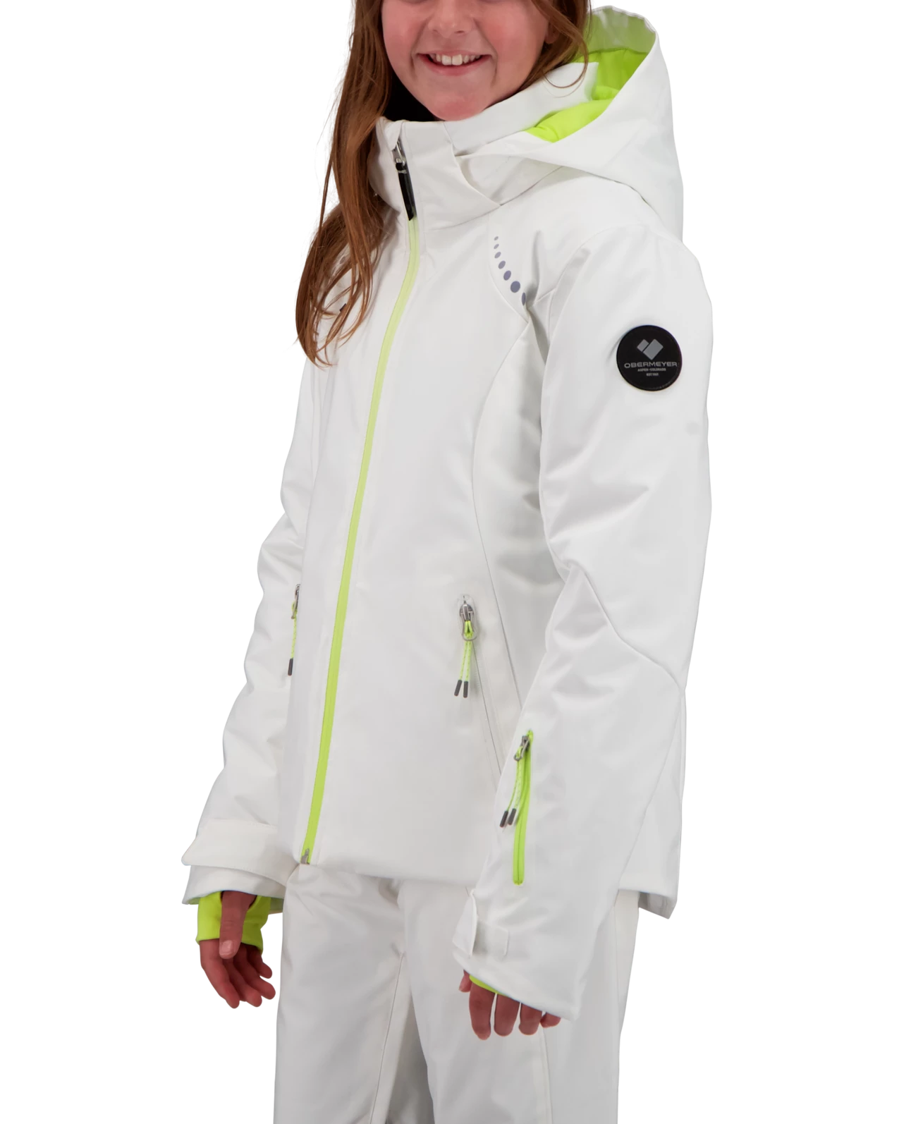 Obermeyer Leia Jacket - White 5 Obermeyer Leia Jacket - White - Image 3