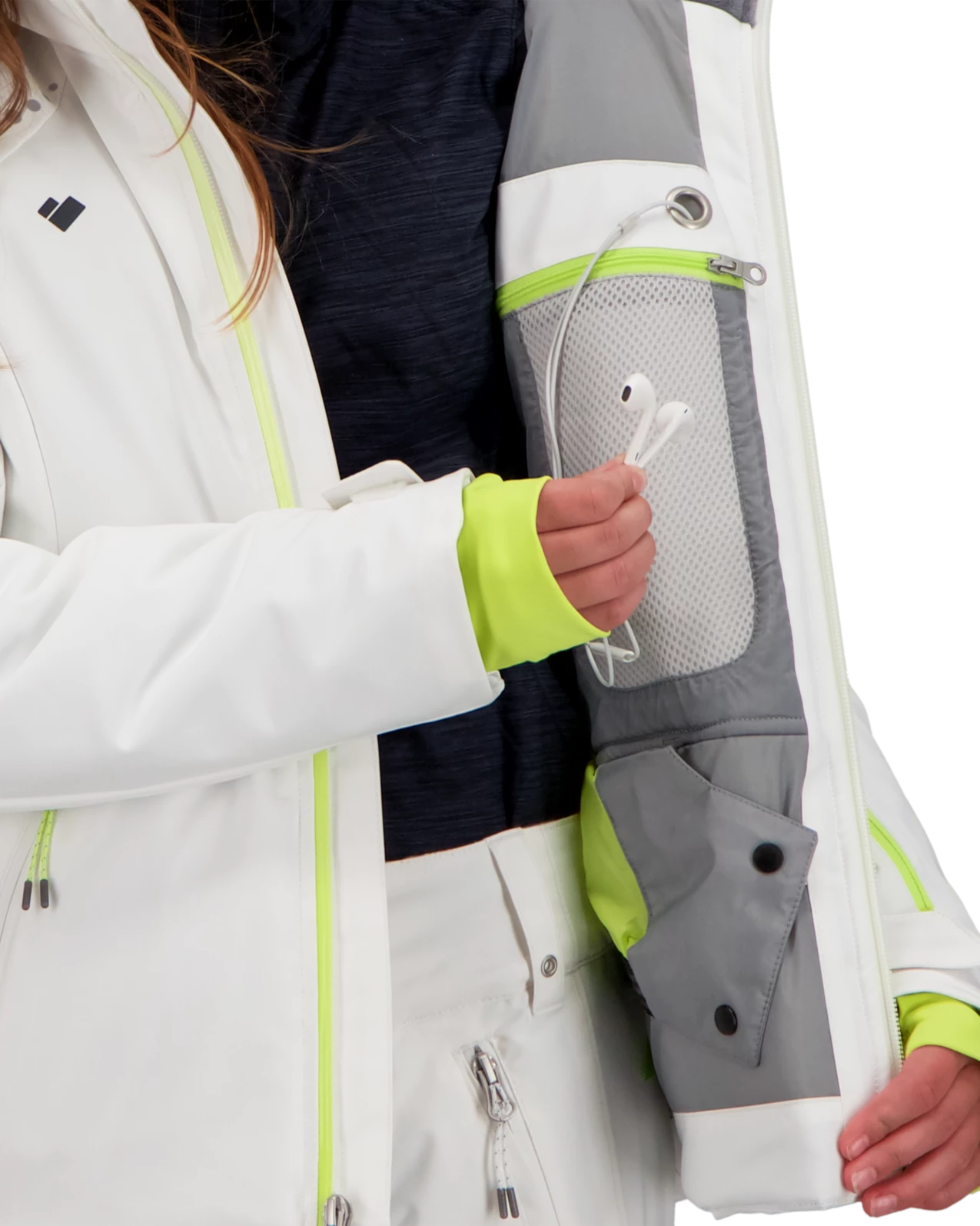 Obermeyer Leia Jacket - White 9 Obermeyer Leia Jacket - White - Image 7