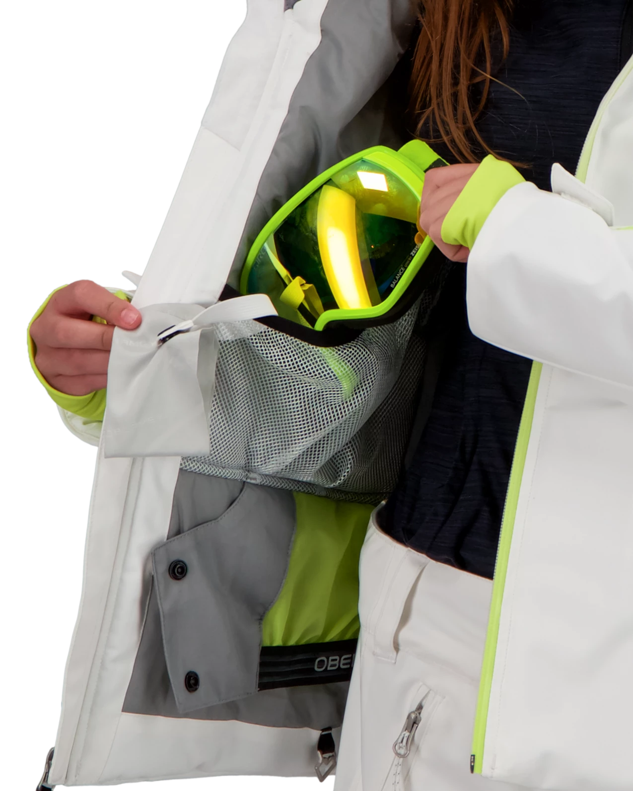 Obermeyer Leia Jacket - White 10 Obermeyer Leia Jacket - White - Image 8