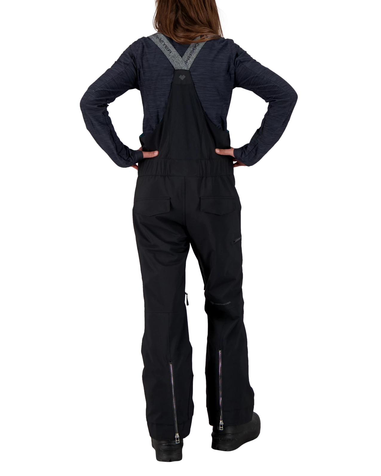 Obermeyer Anya Bib Pant - Black 4 Obermeyer Anya Bib Pant - Black - Image 2